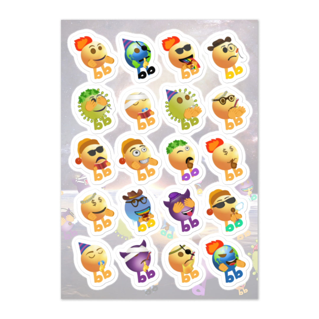 Megabb Buddy Stickers - Emojibb