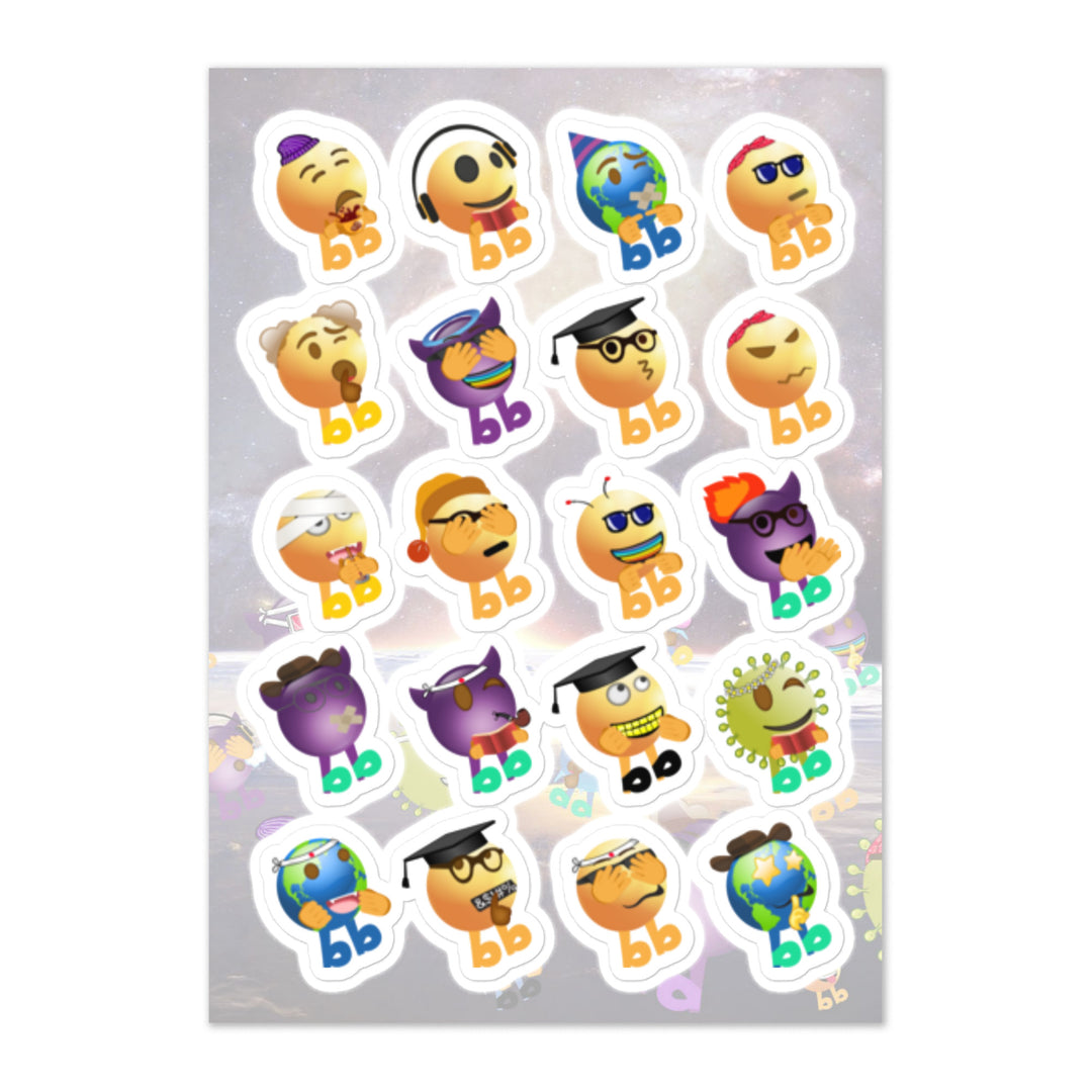 Megabb Buddy Stickers - Emojibb