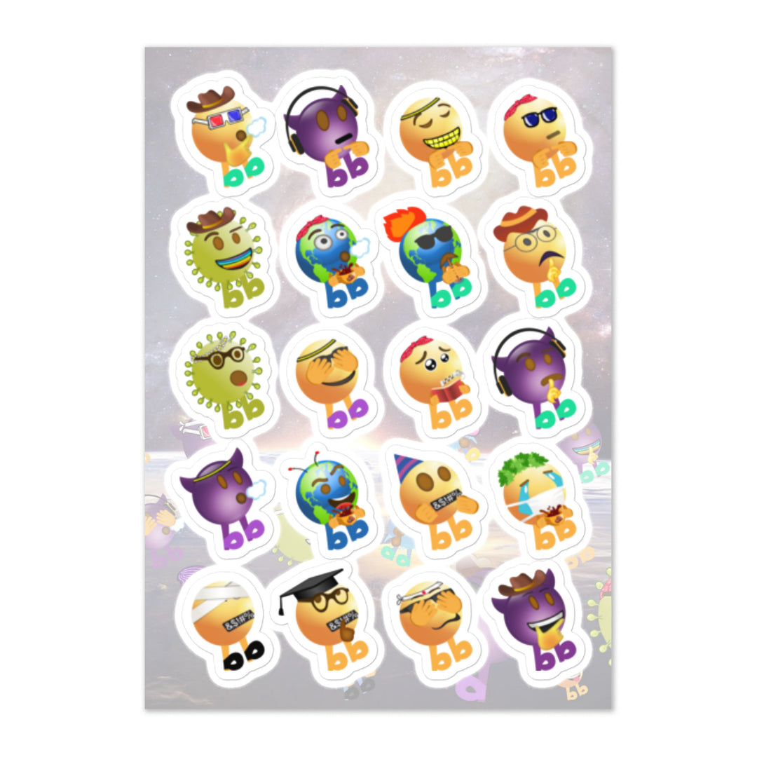 Megabb Buddy Stickers - Emojibb