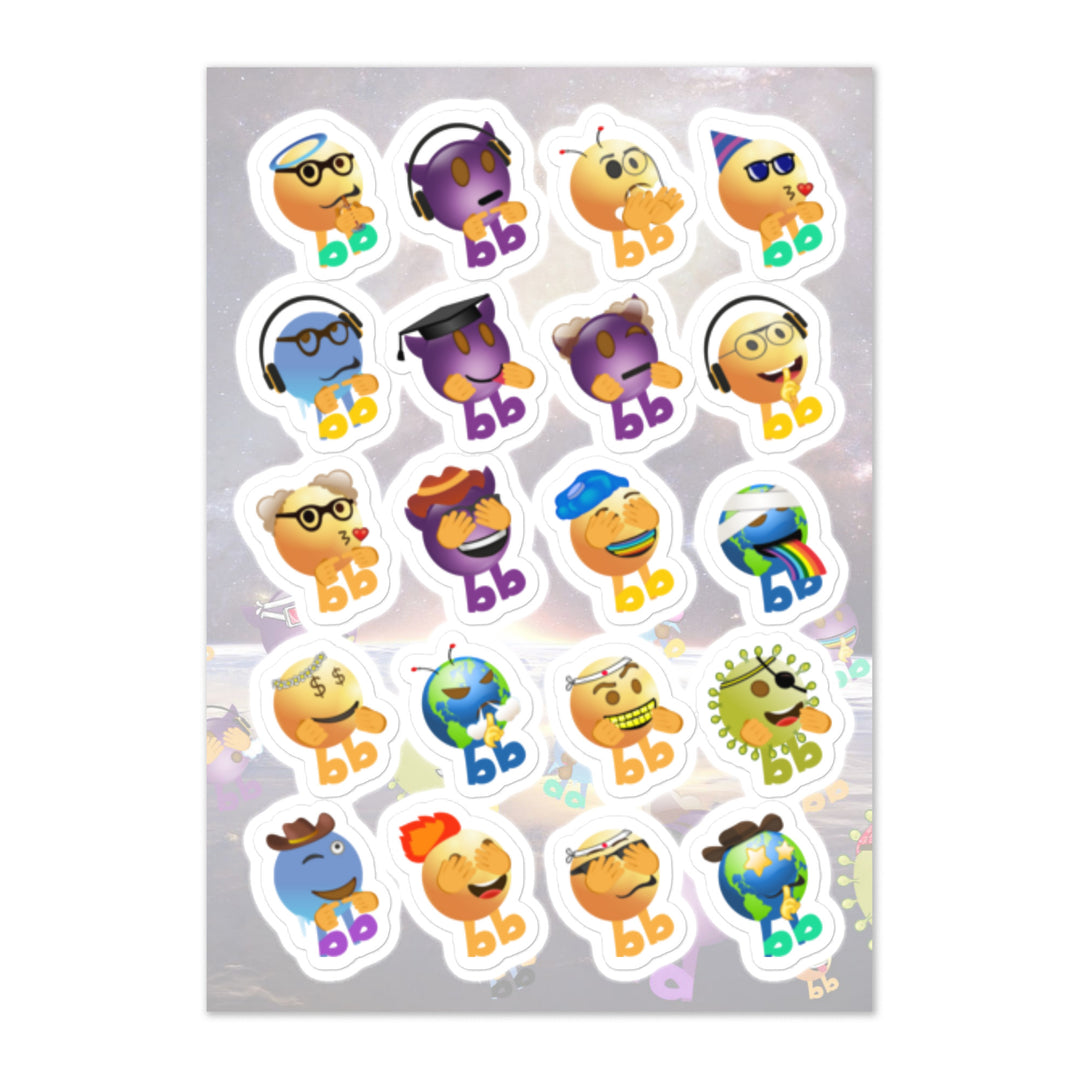 Megabb Buddy Stickers - Emojibb