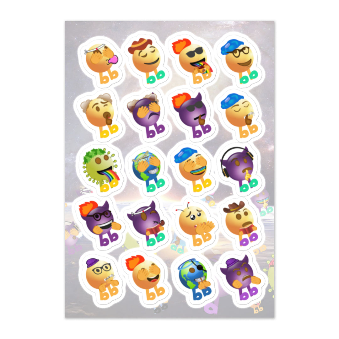 Megabb Buddy Stickers - Emojibb