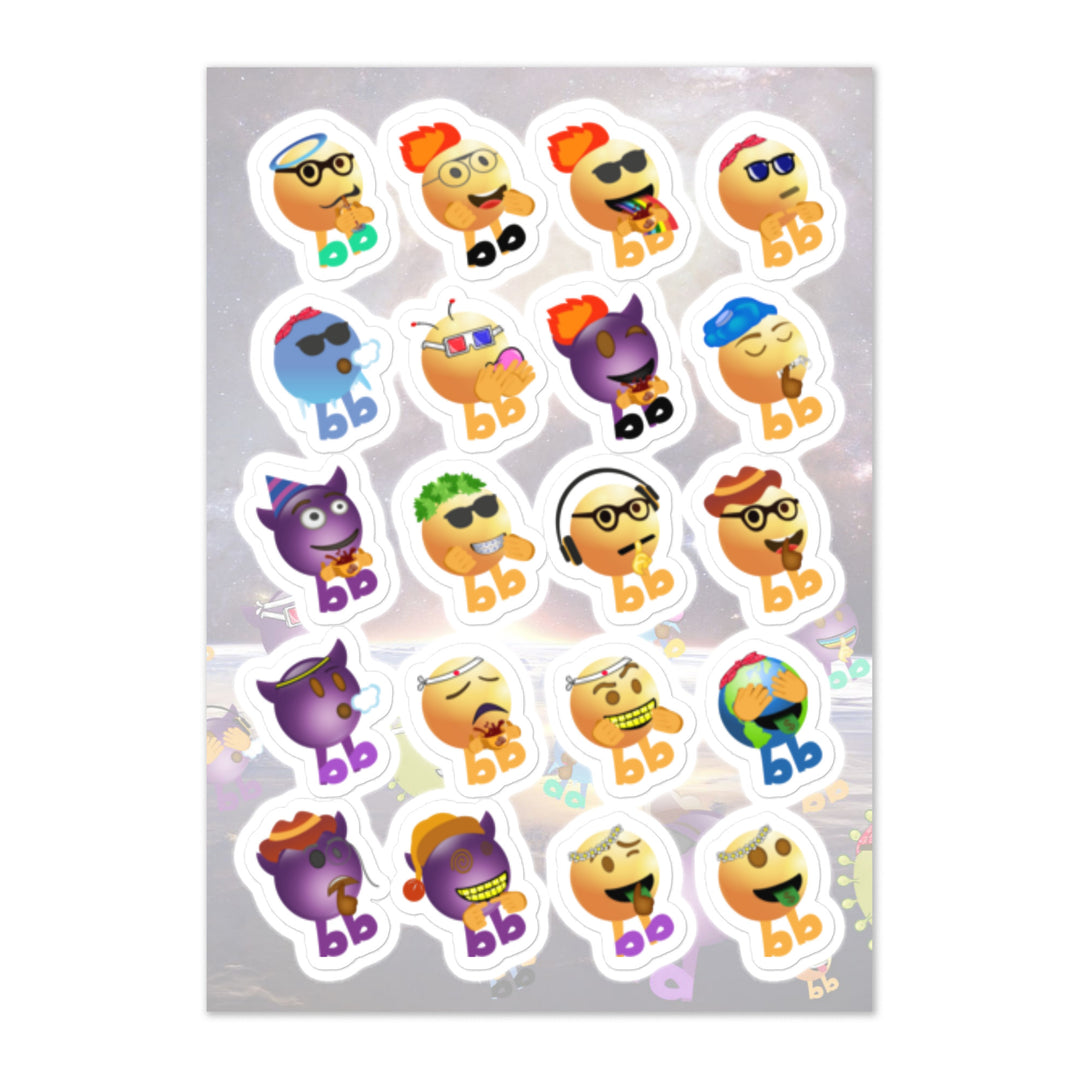 Megabb Buddy Stickers - Emojibb