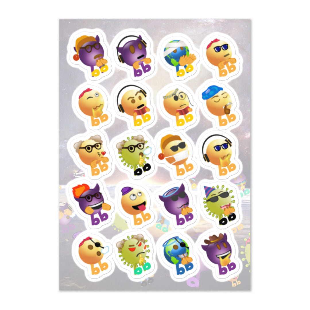 Megabb Buddy Stickers - Emojibb