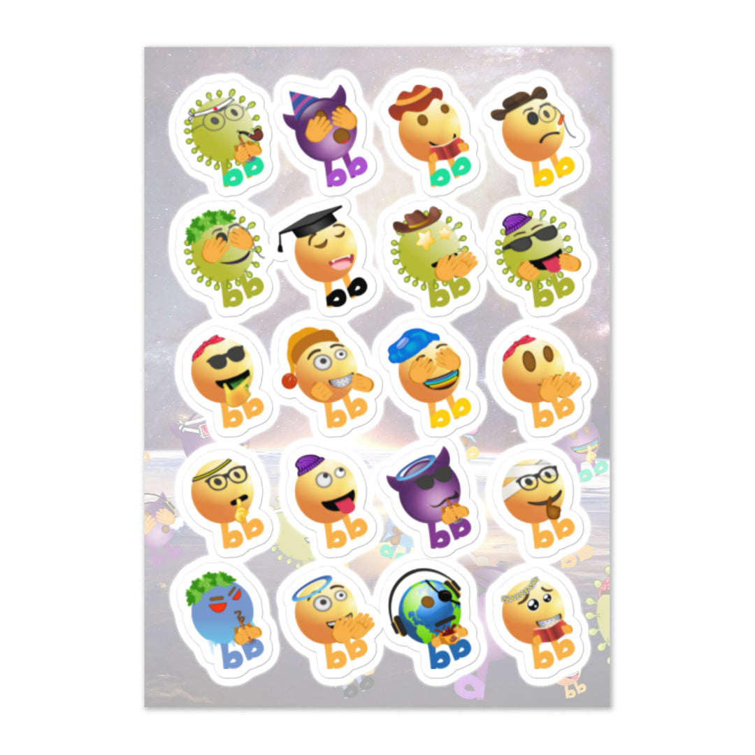 Megabb Buddy Stickers - Emojibb