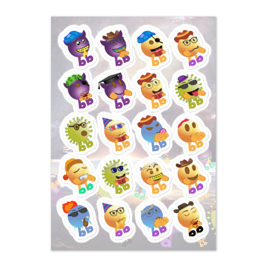 Megabb Buddy Stickers - Emojibb