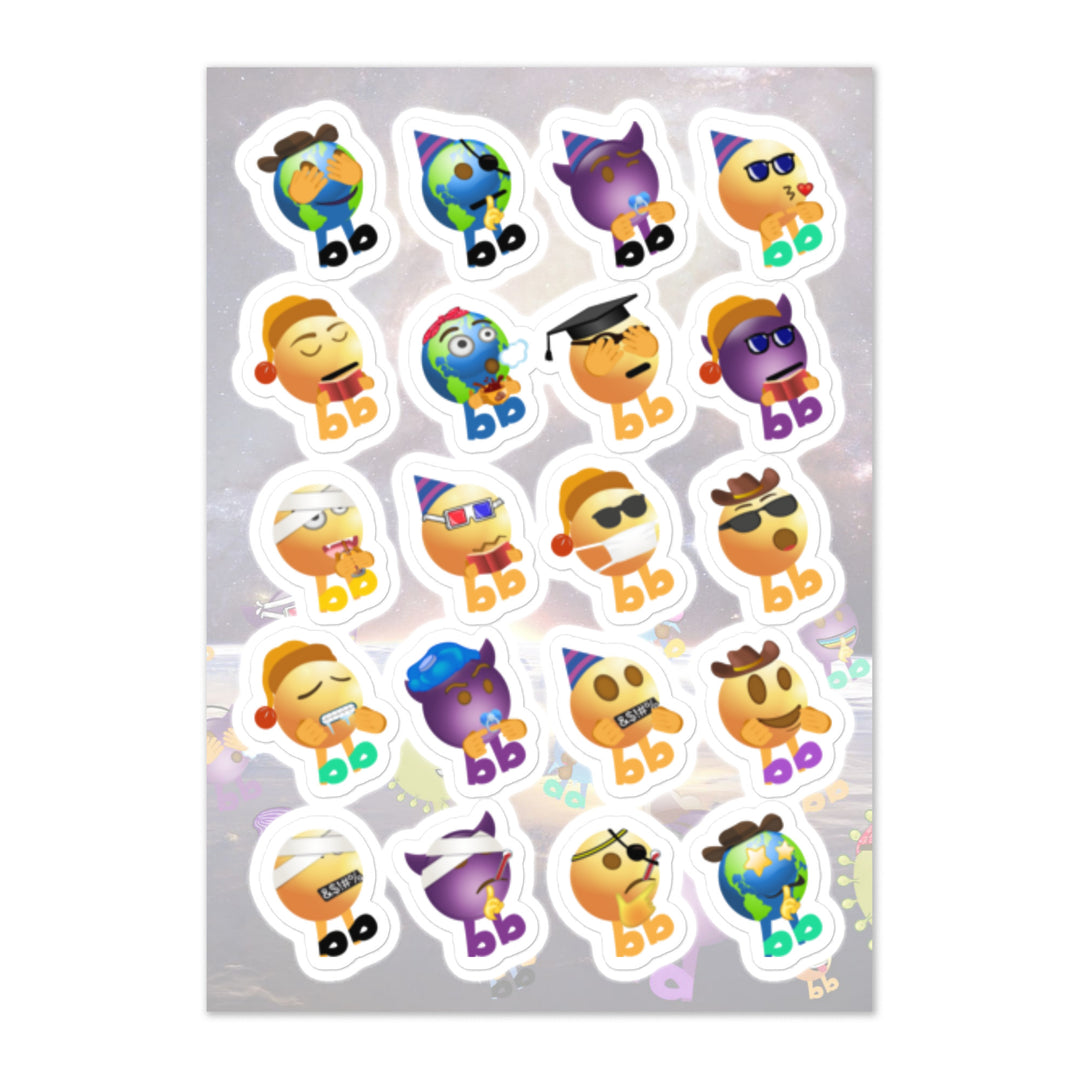 Megabb Buddy Stickers - Emojibb