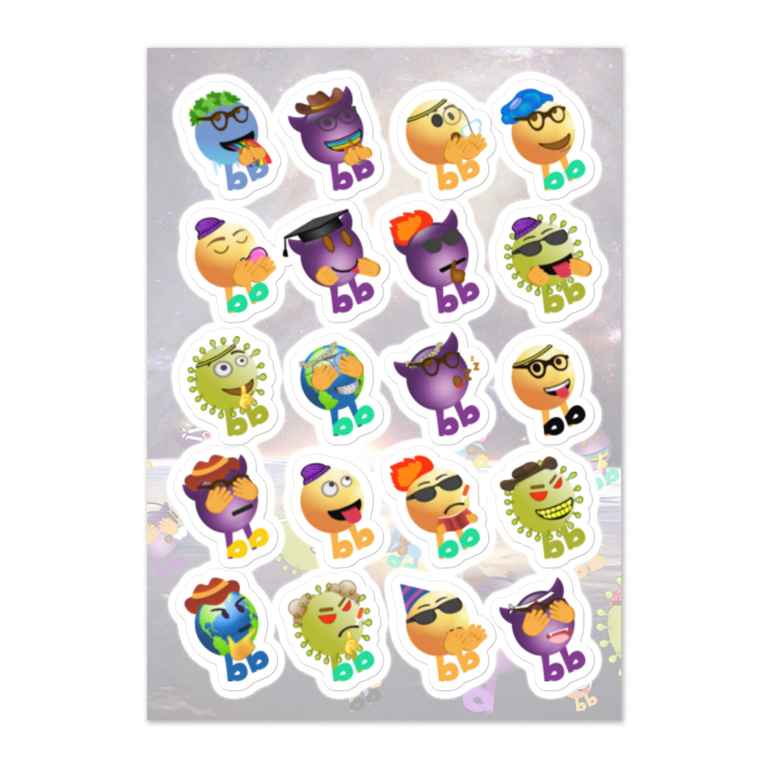 Megabb Buddy Stickers - Emojibb