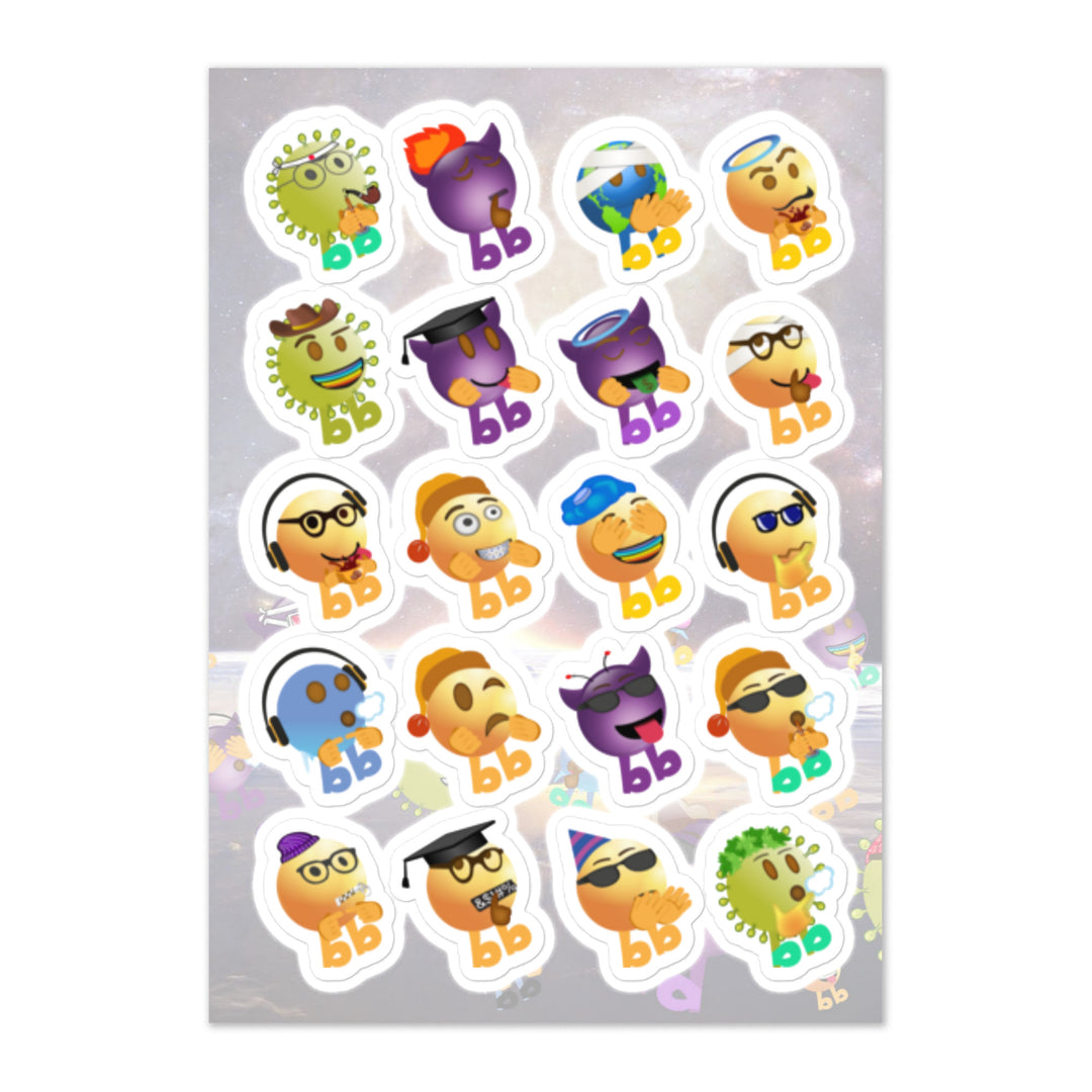 Megabb Buddy Stickers - Emojibb