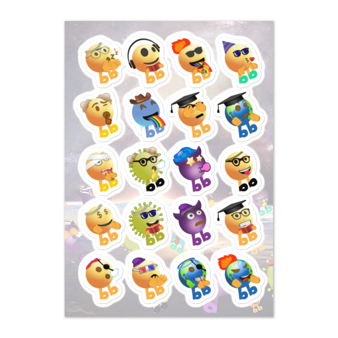 Megabb Buddy Stickers - Emojibb