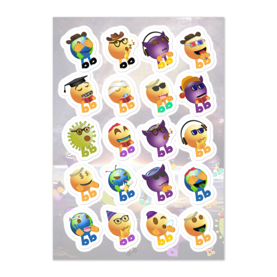 Megabb Buddy Stickers - Emojibb
