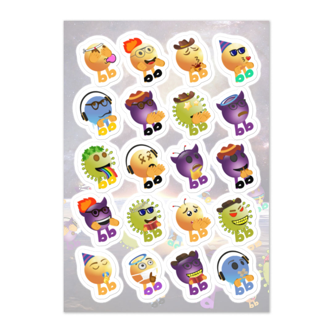 Megabb Buddy Stickers - Emojibb