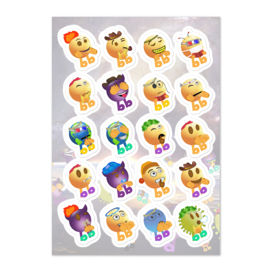 Megabb Buddy Stickers - Emojibb