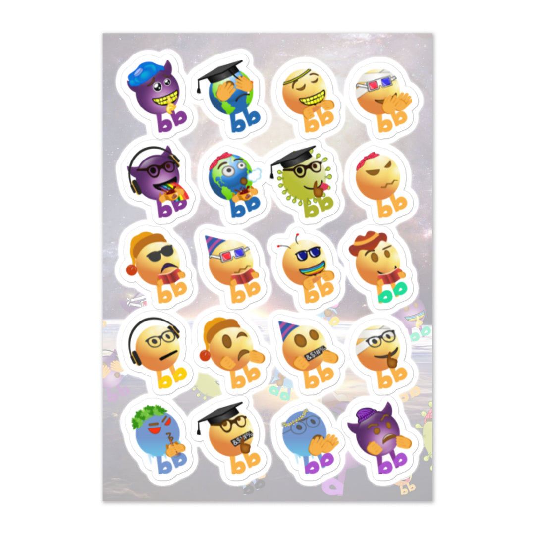 Megabb Buddy Stickers - Emojibb
