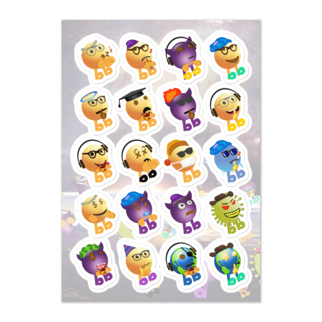 Megabb Buddy Stickers - Emojibb