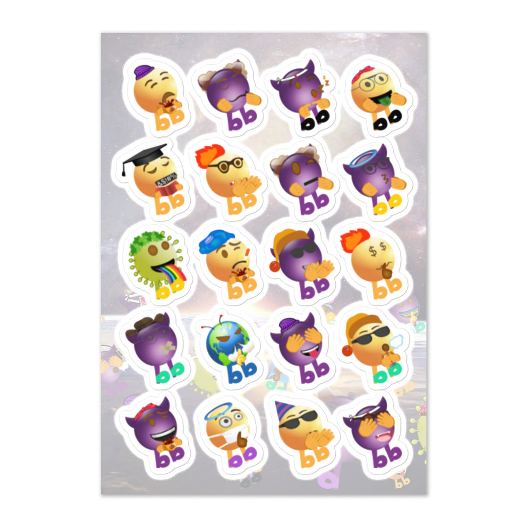 Megabb Buddy Stickers - Emojibb