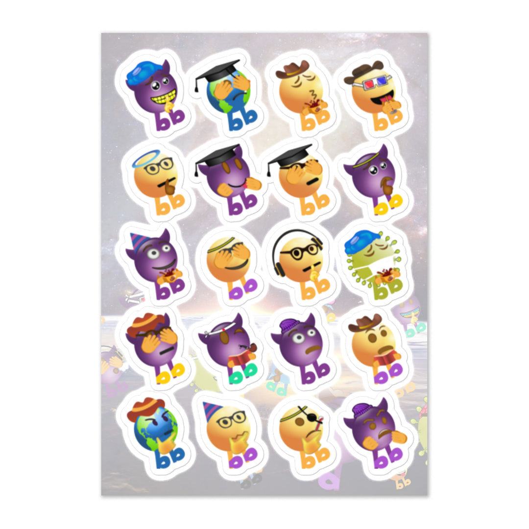 Megabb Buddy Stickers - Emojibb