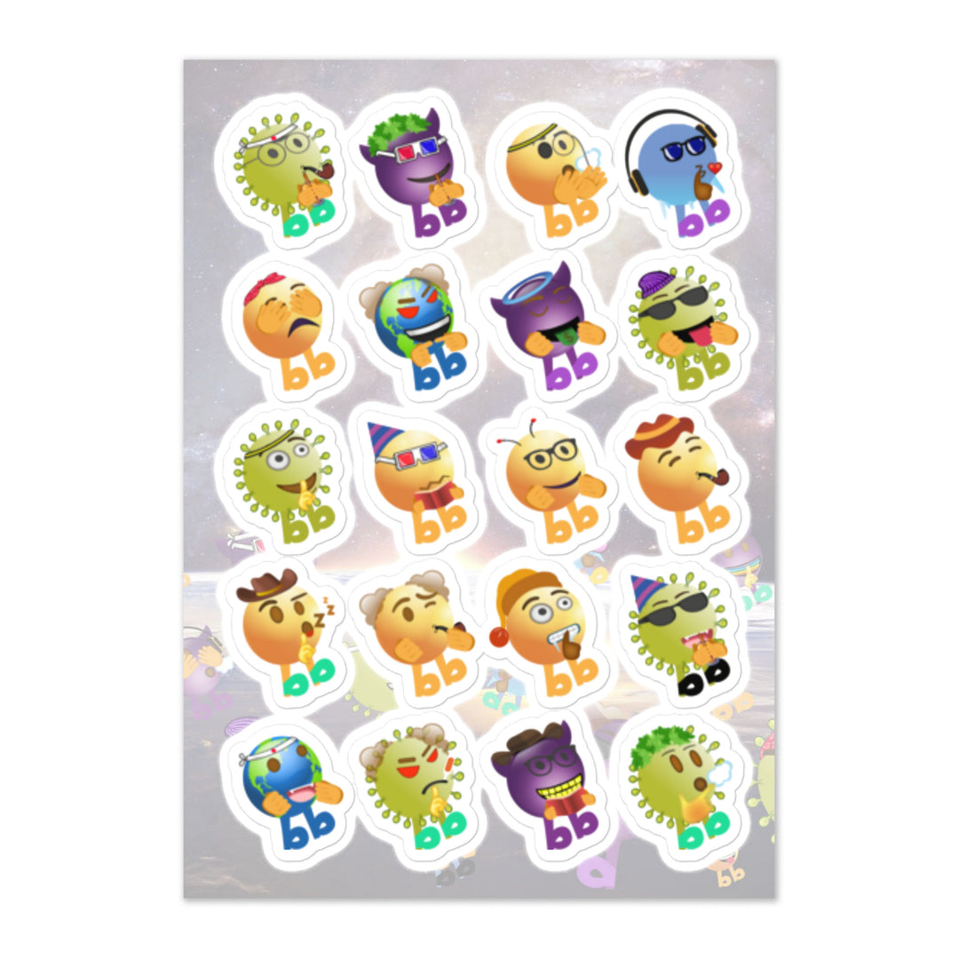 Megabb Buddy Stickers - Emojibb