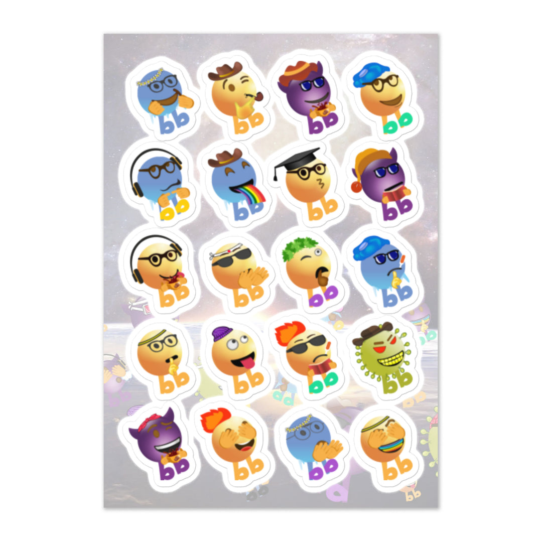 Megabb Buddy Stickers - Emojibb