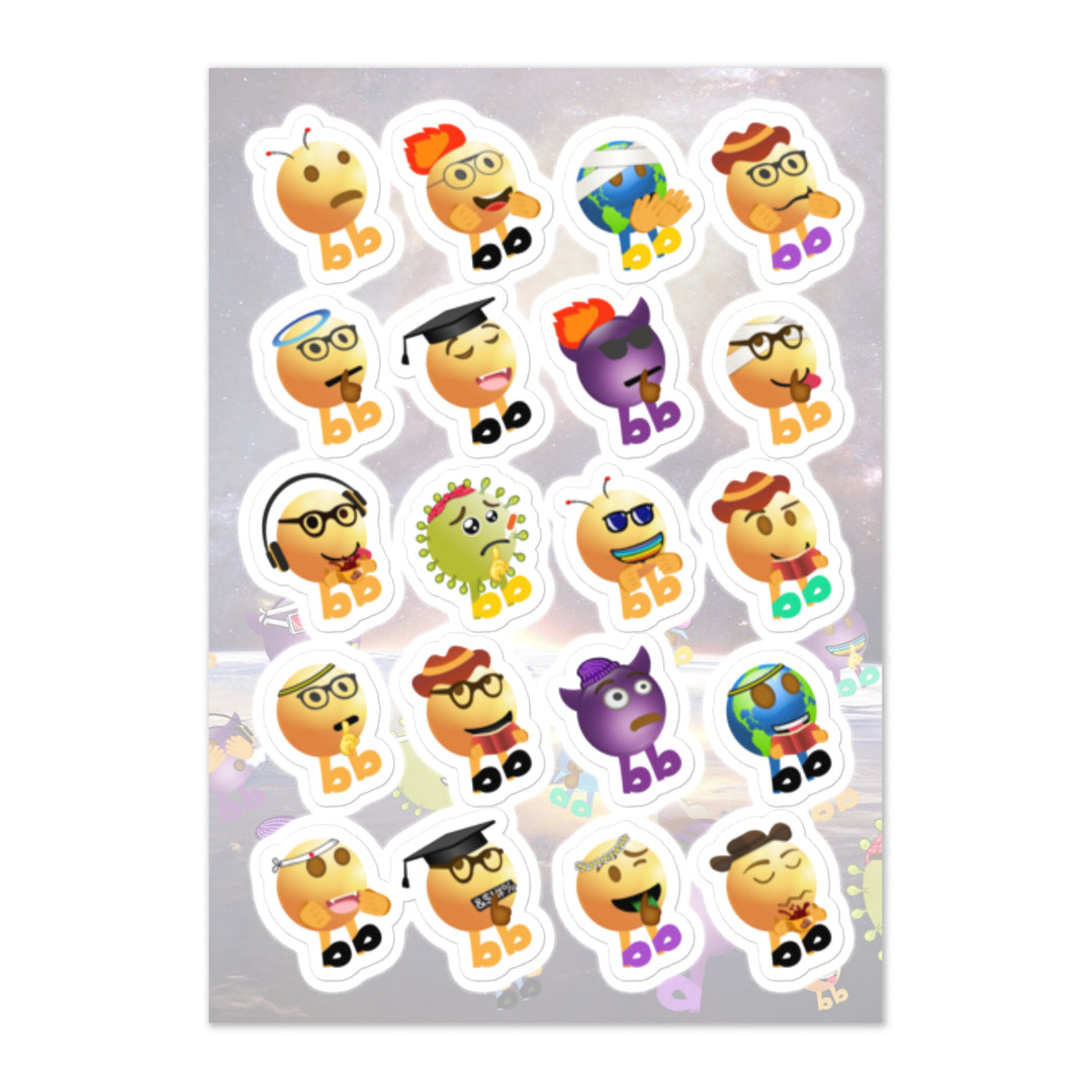 Megabb Buddy Stickers - Emojibb
