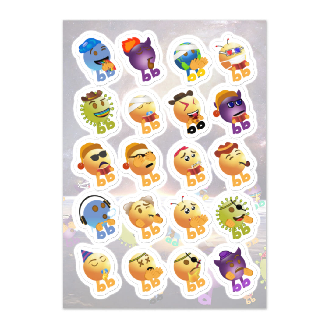 Megabb Buddy Stickers - Emojibb