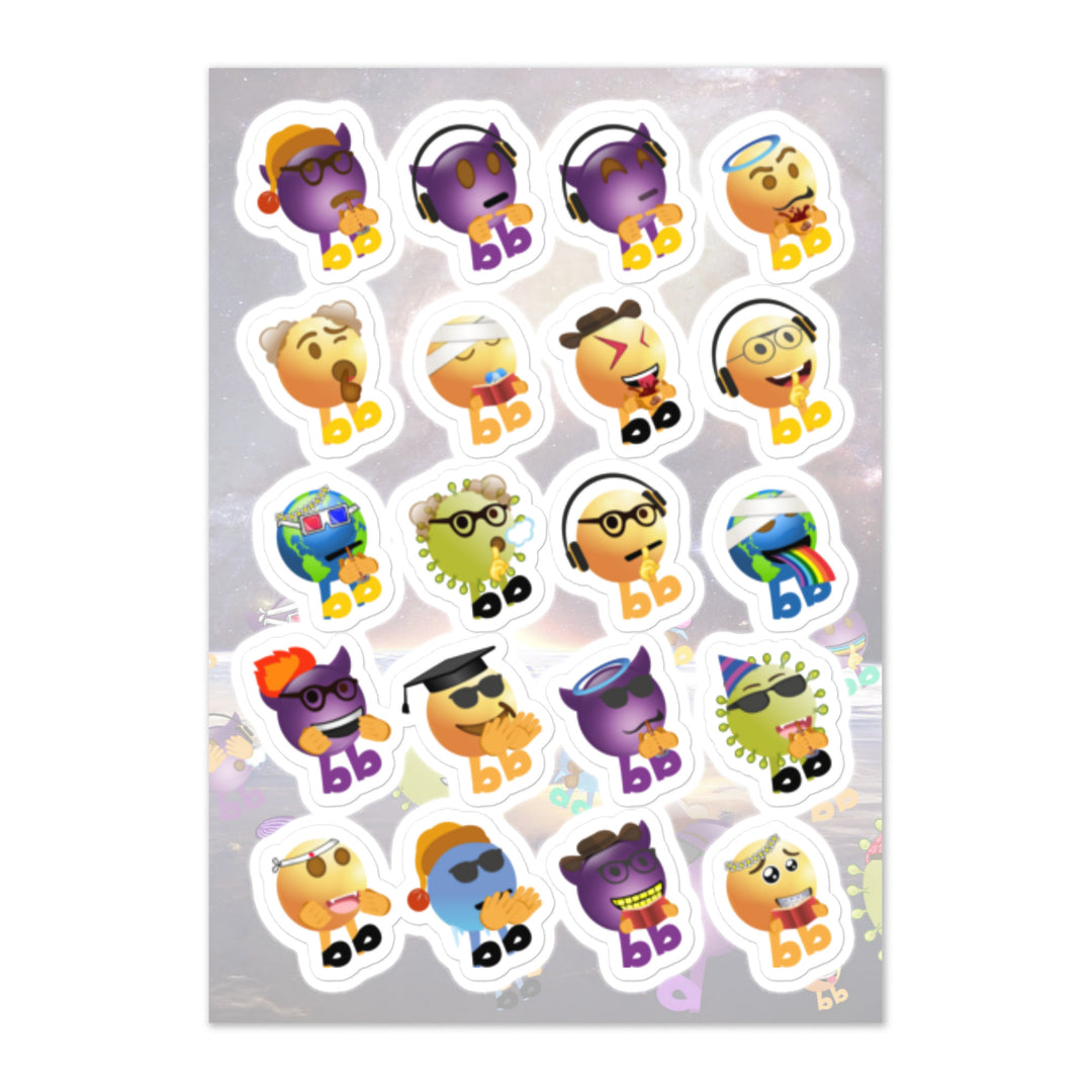 Megabb Buddy Stickers - Emojibb