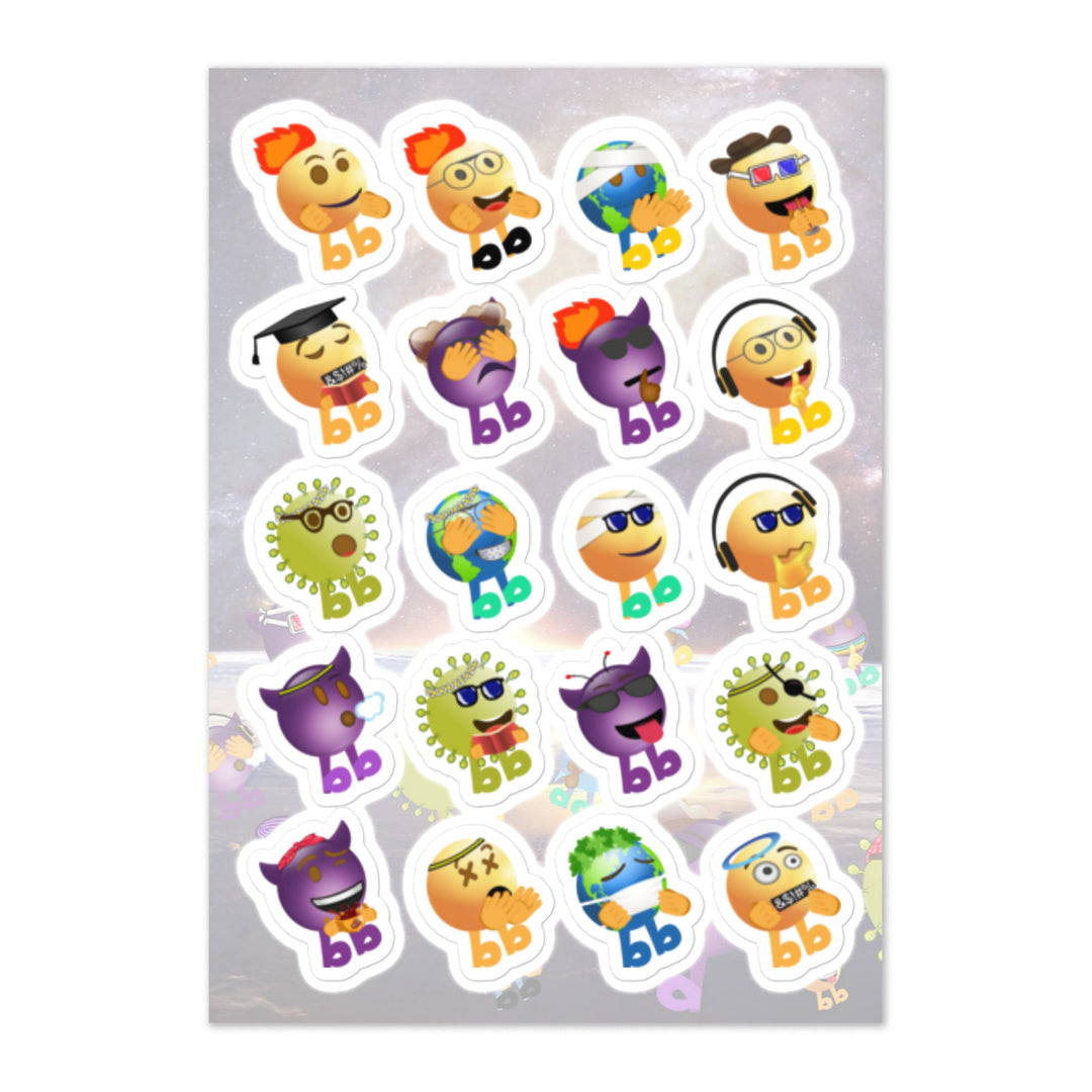 Megabb Buddy Stickers - Emojibb