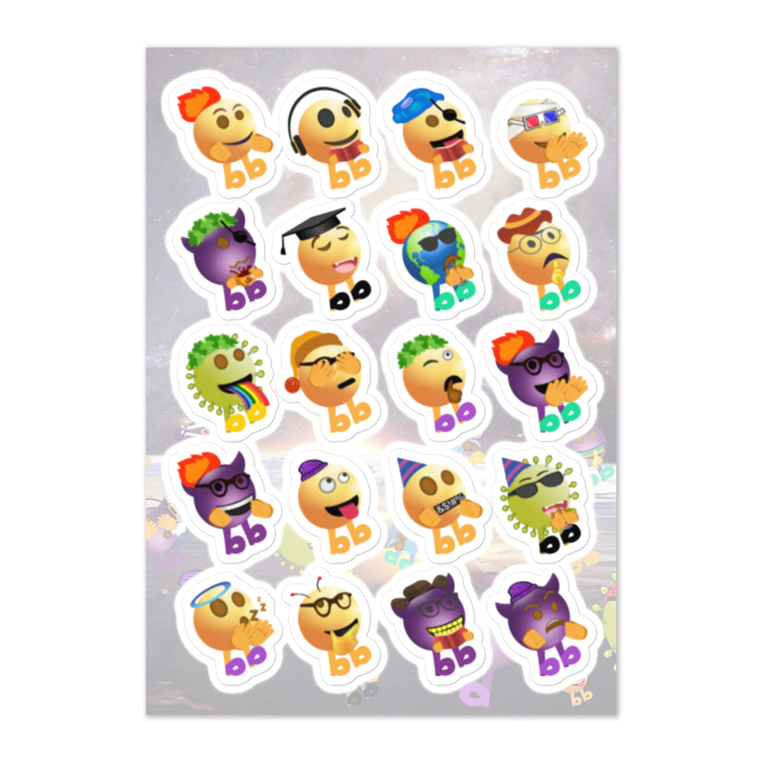 Megabb Buddy Stickers - Emojibb