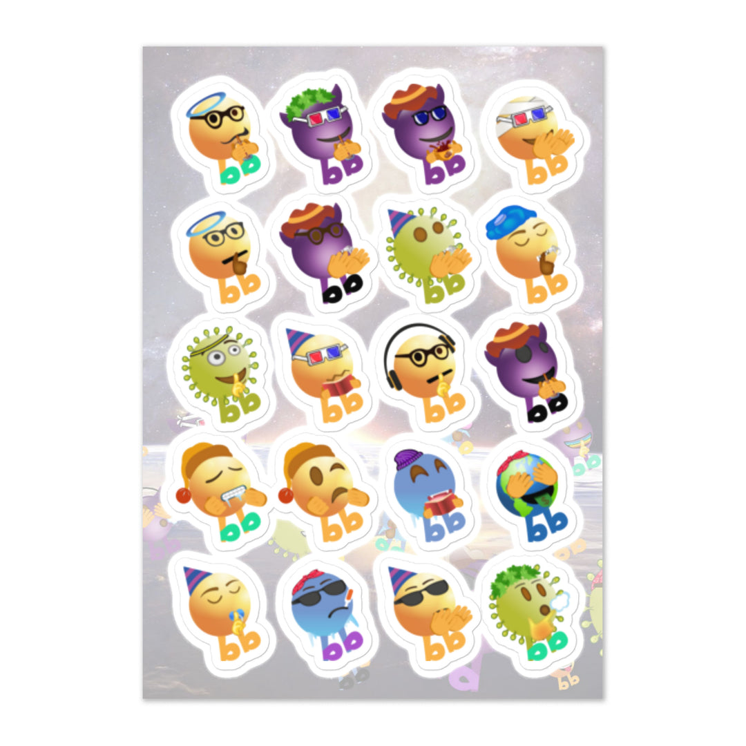 Megabb Buddy Stickers - Emojibb