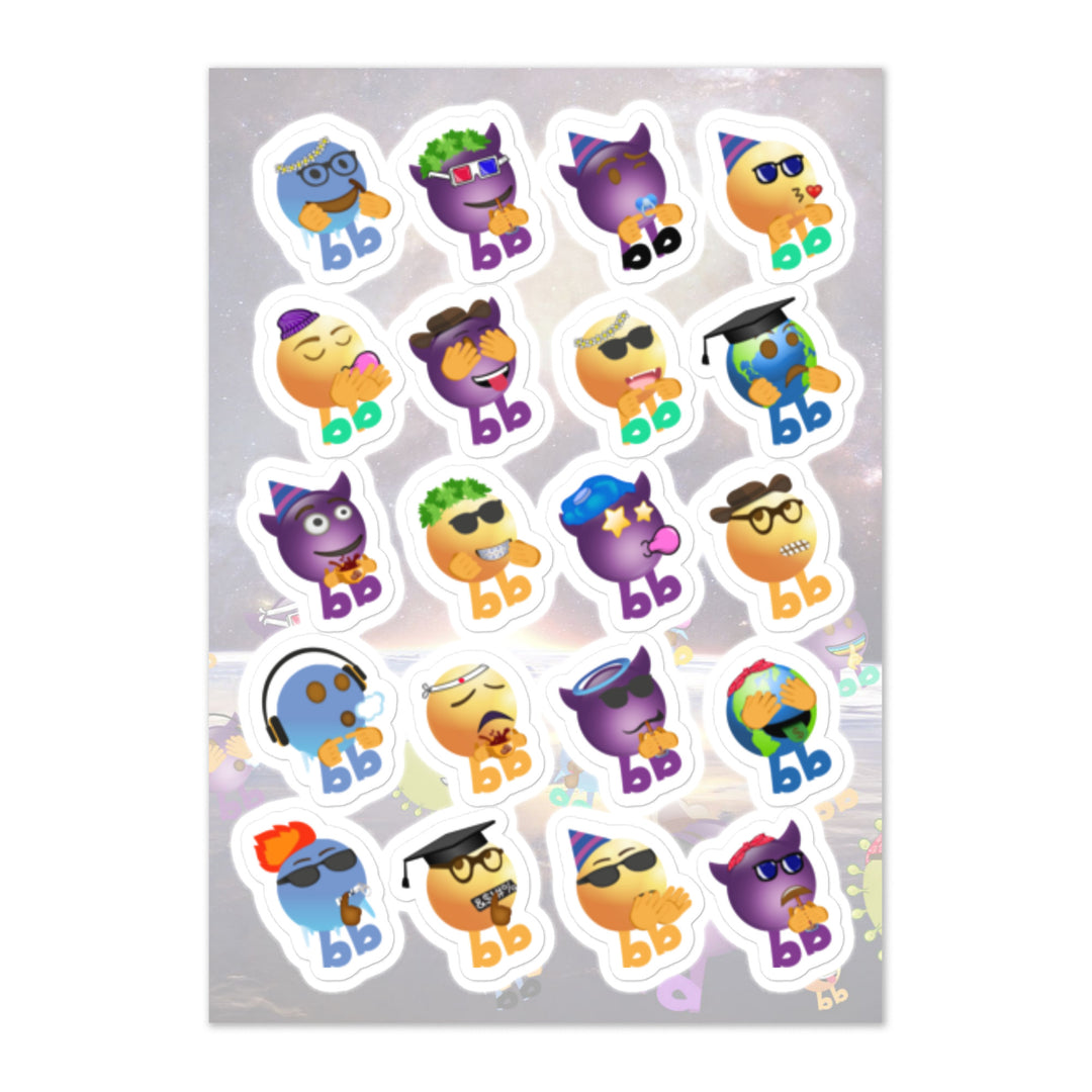 Megabb Buddy Stickers - Emojibb