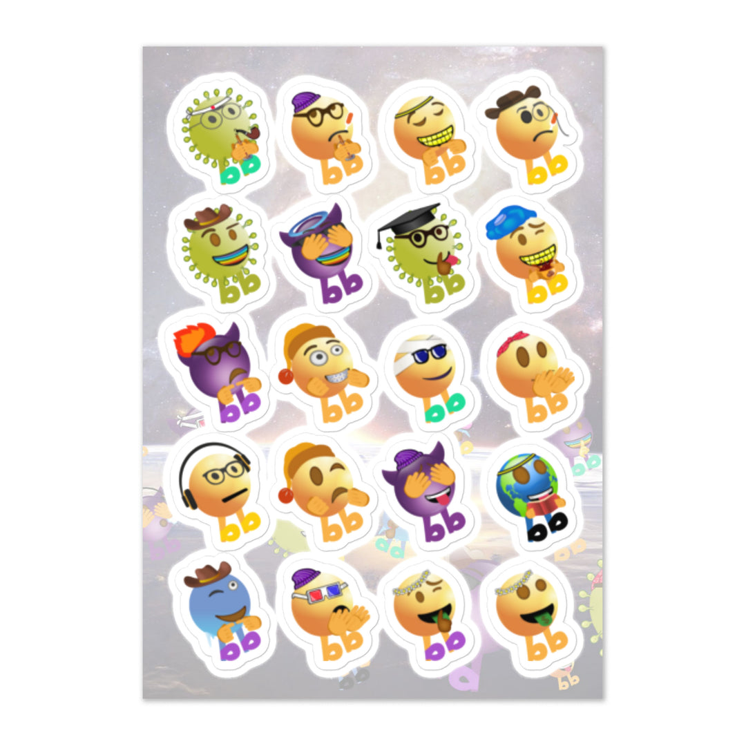 Megabb Buddy Stickers - Emojibb