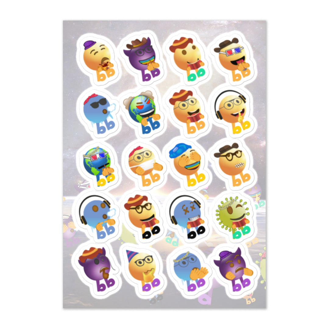 Megabb Buddy Stickers - Emojibb