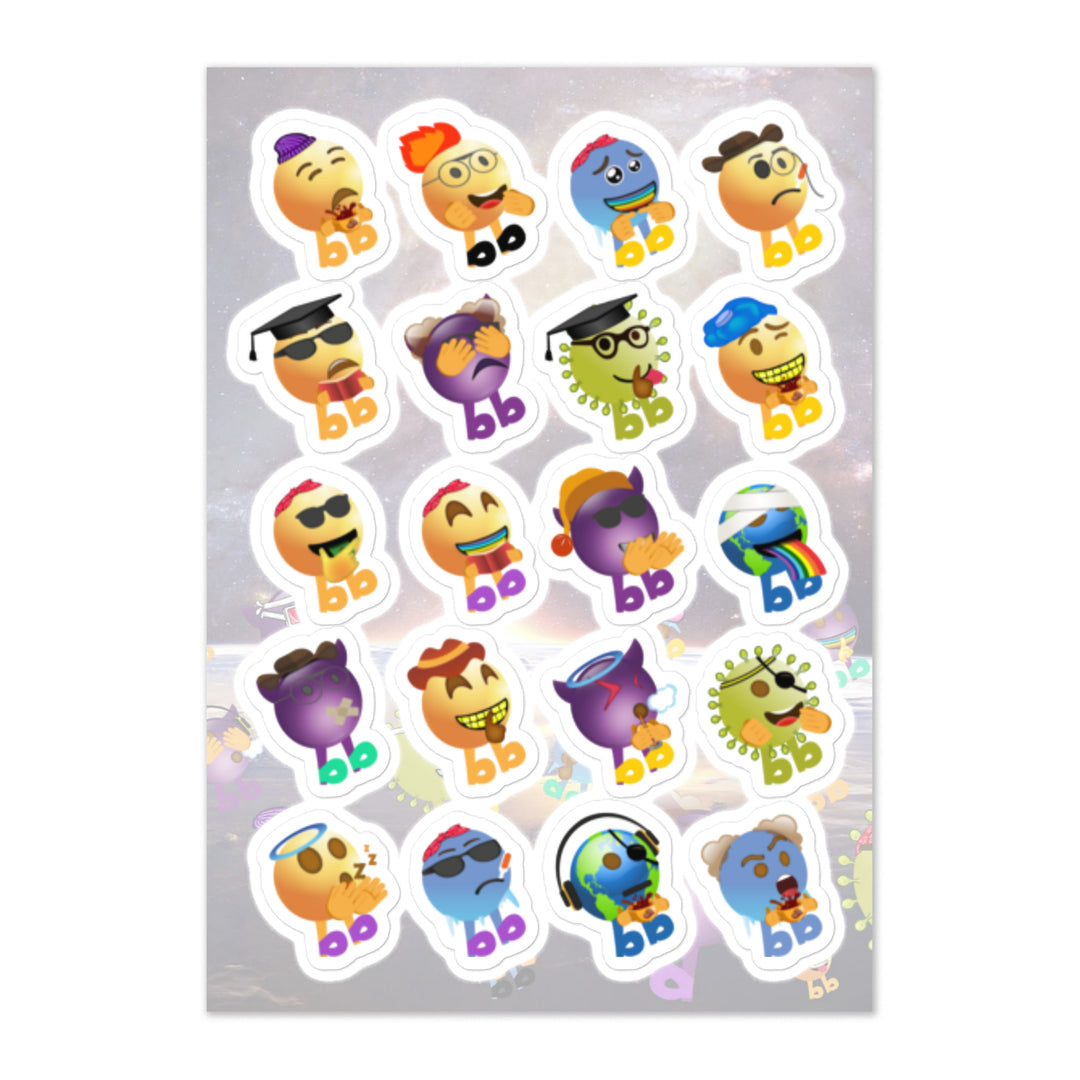 Megabb Buddy Stickers - Emojibb
