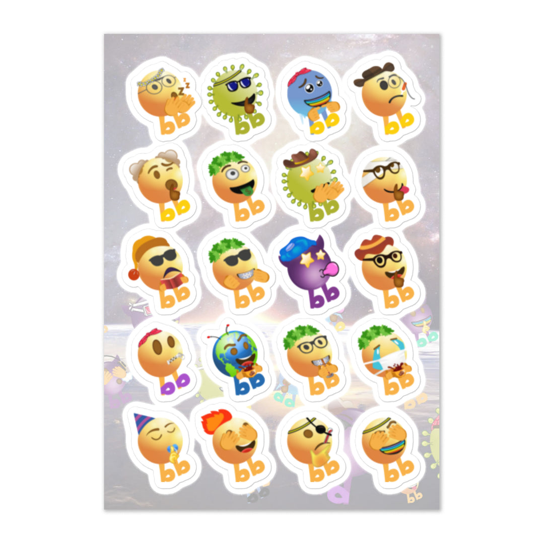 Megabb Buddy Stickers - Emojibb