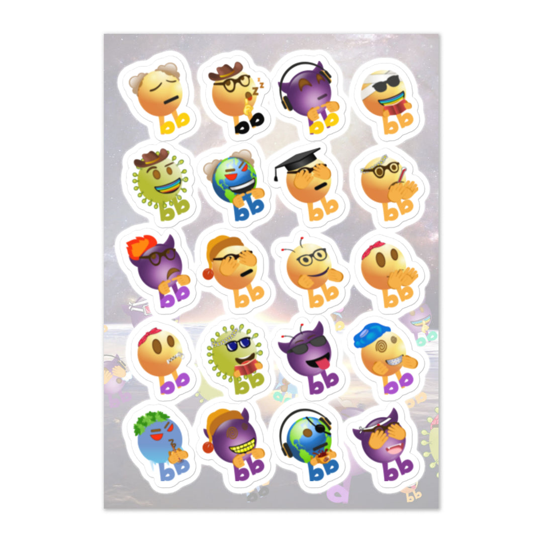 Megabb Buddy Stickers - Emojibb
