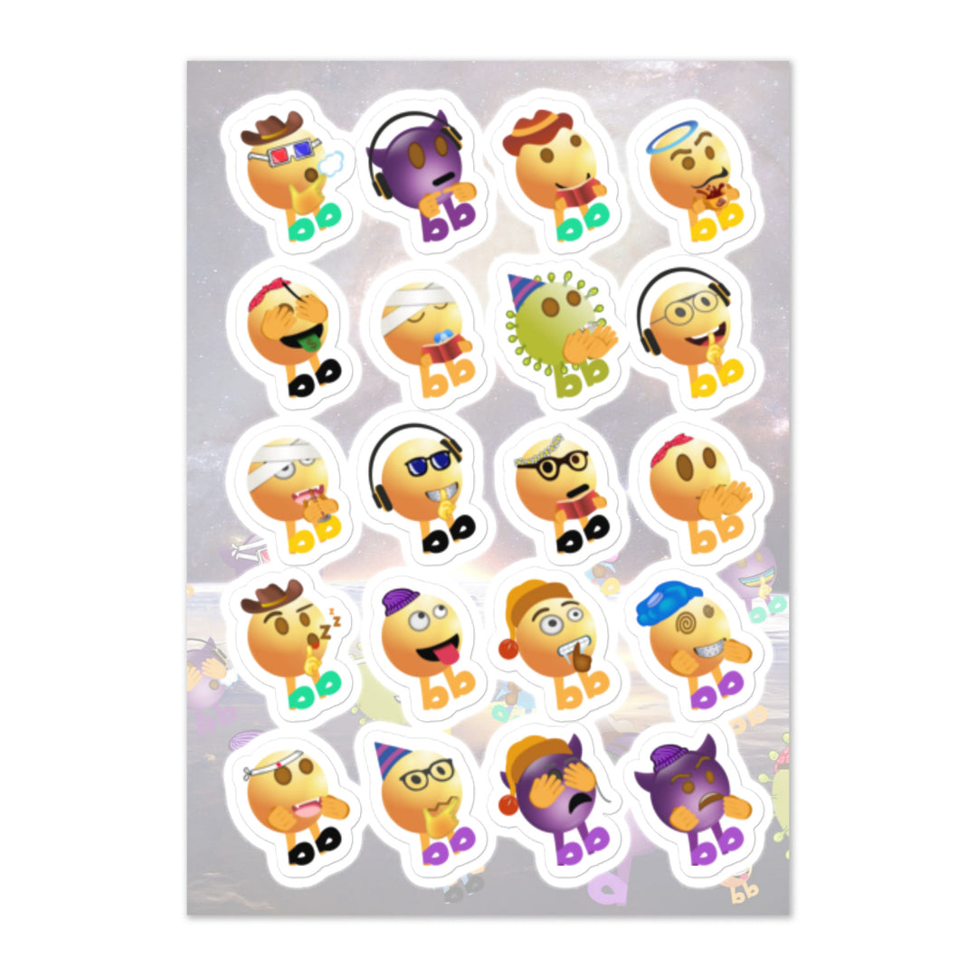 Megabb Buddy Stickers - Emojibb