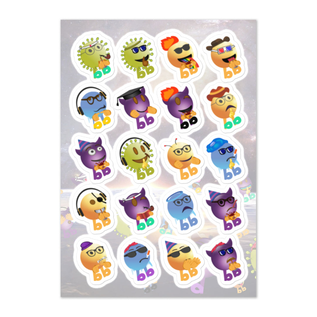 Megabb Buddy Stickers - Emojibb
