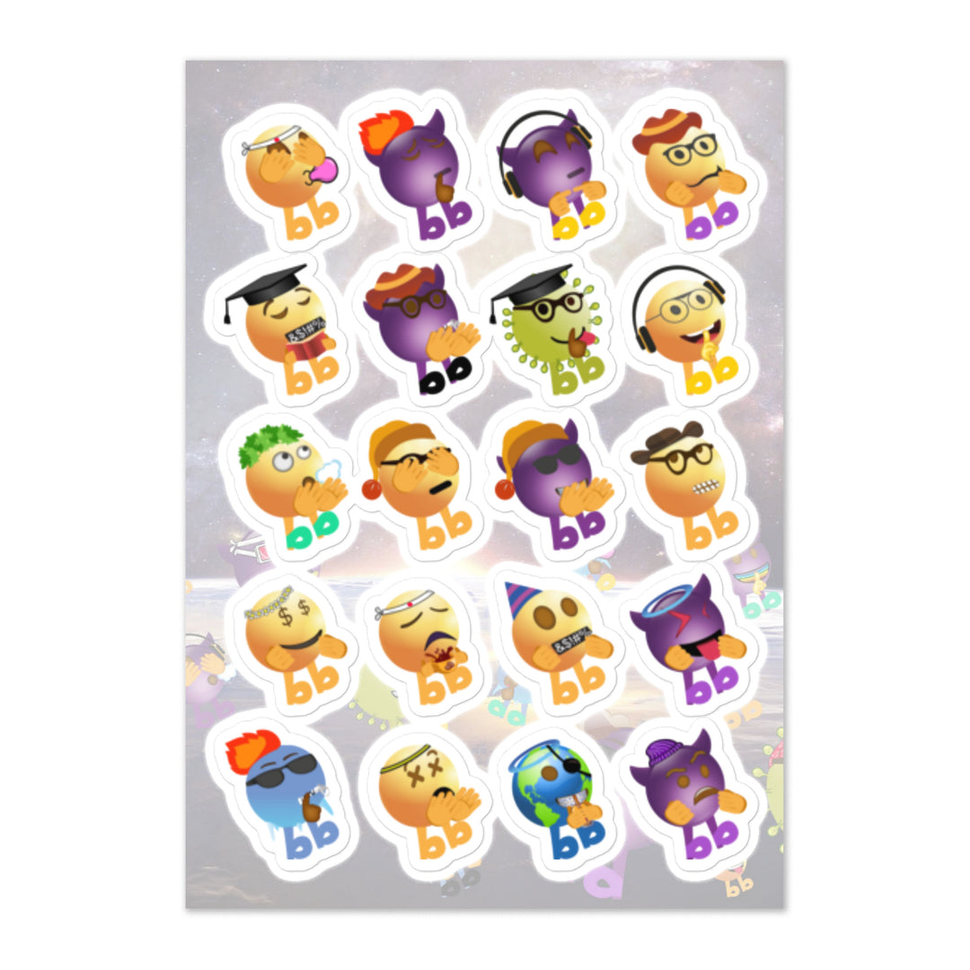 Megabb Buddy Stickers - Emojibb