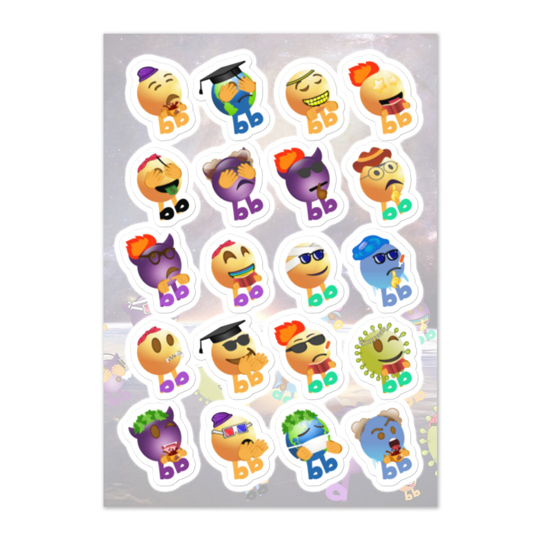 Megabb Buddy Stickers - Emojibb