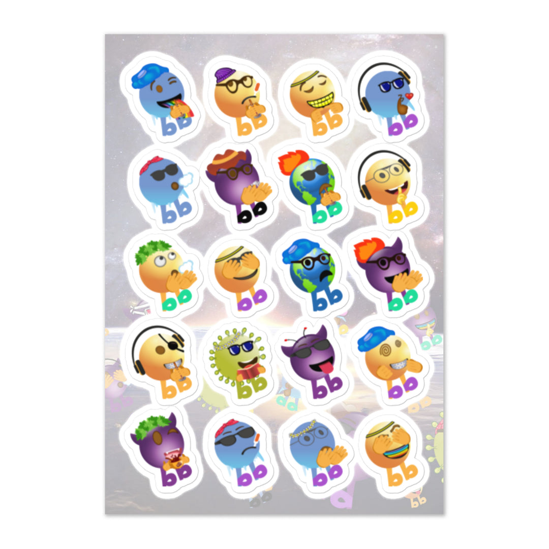 Megabb Buddy Stickers - Emojibb