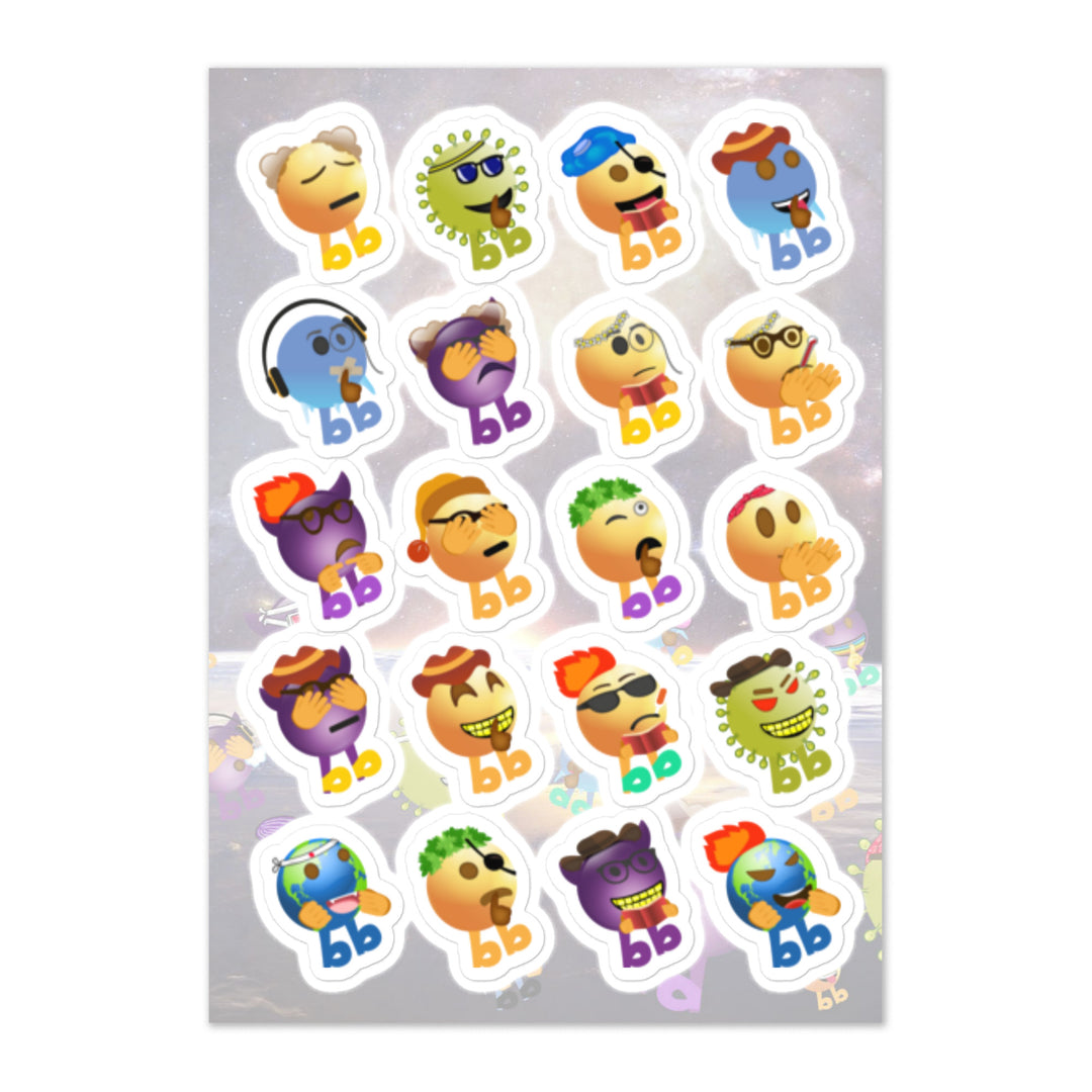 Megabb Buddy Stickers - Emojibb