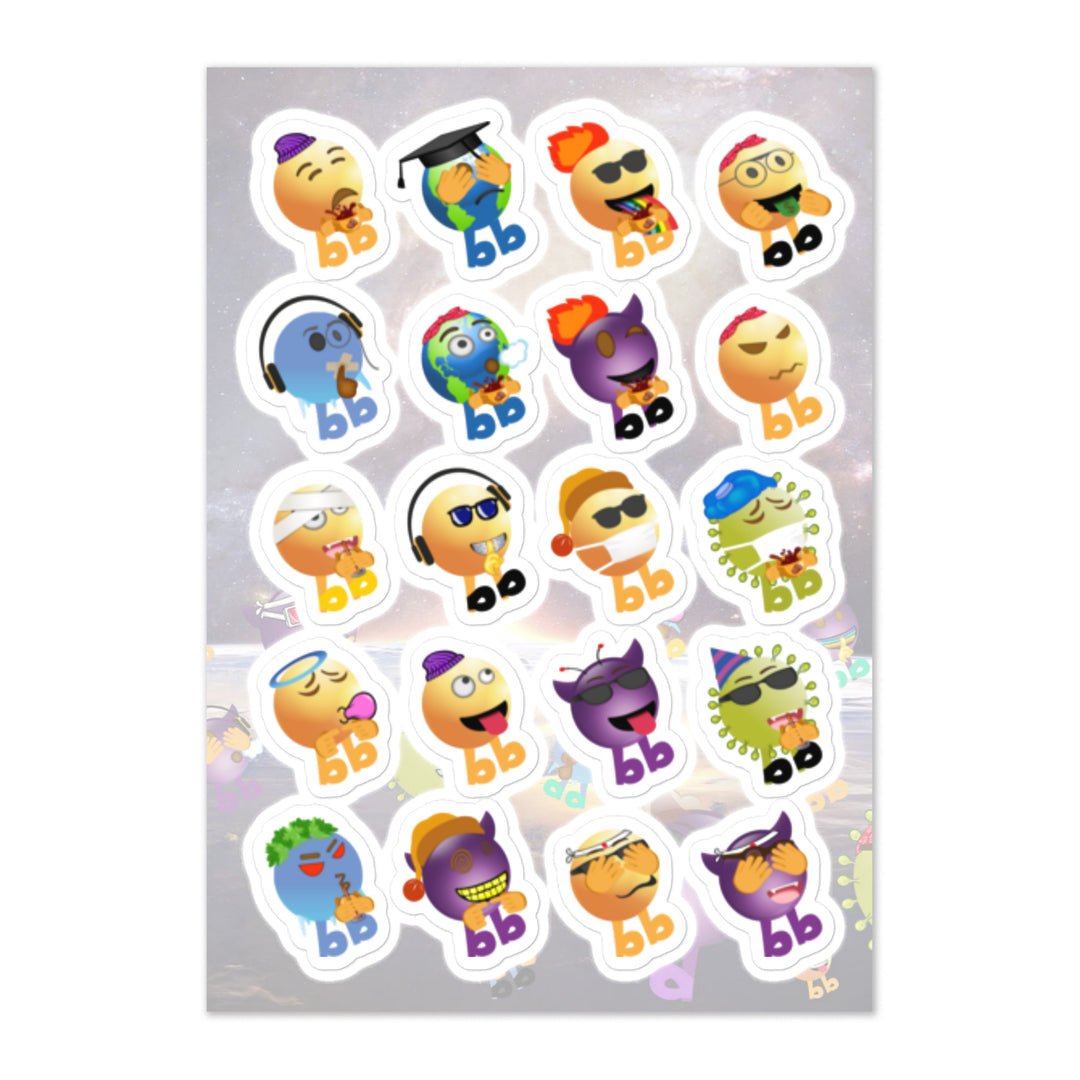 Megabb Buddy Stickers - Emojibb