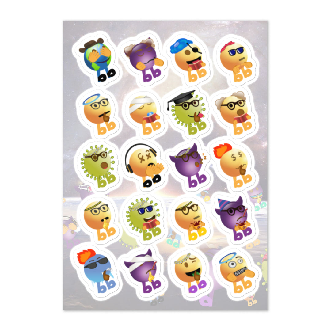 Megabb Buddy Stickers - Emojibb
