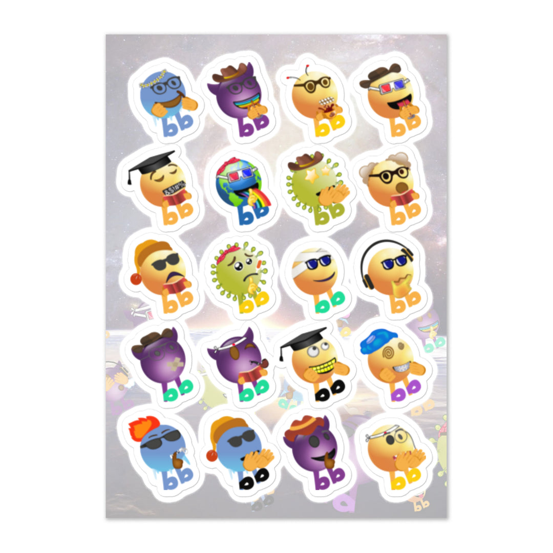 Megabb Buddy Stickers - Emojibb