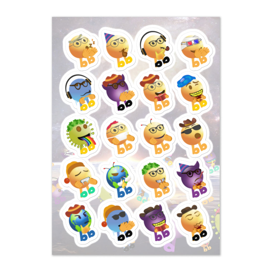 Megabb Buddy Stickers - Emojibb