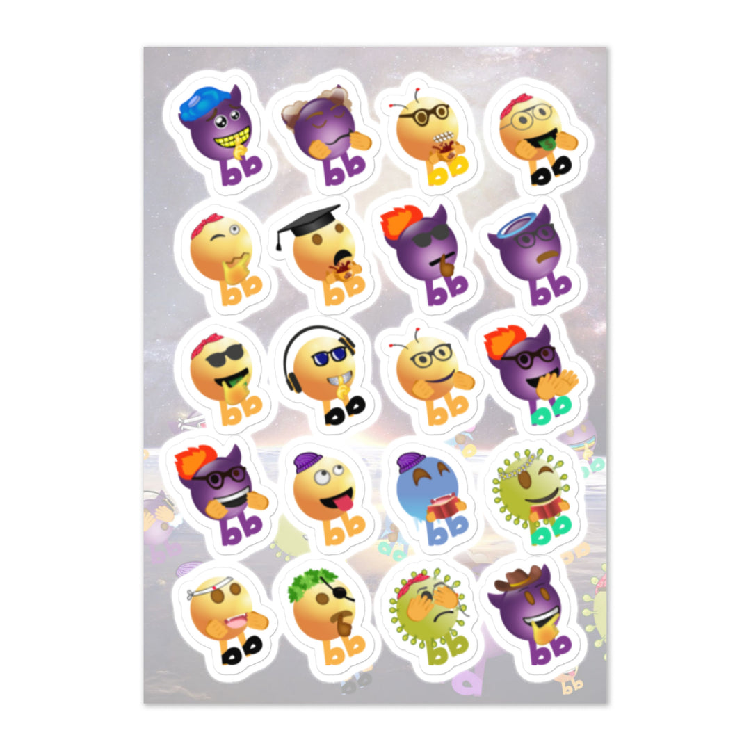 Megabb Buddy Stickers - Emojibb