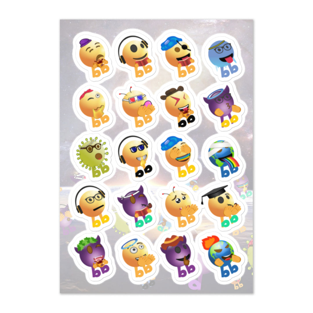 Megabb Buddy Stickers - Emojibb