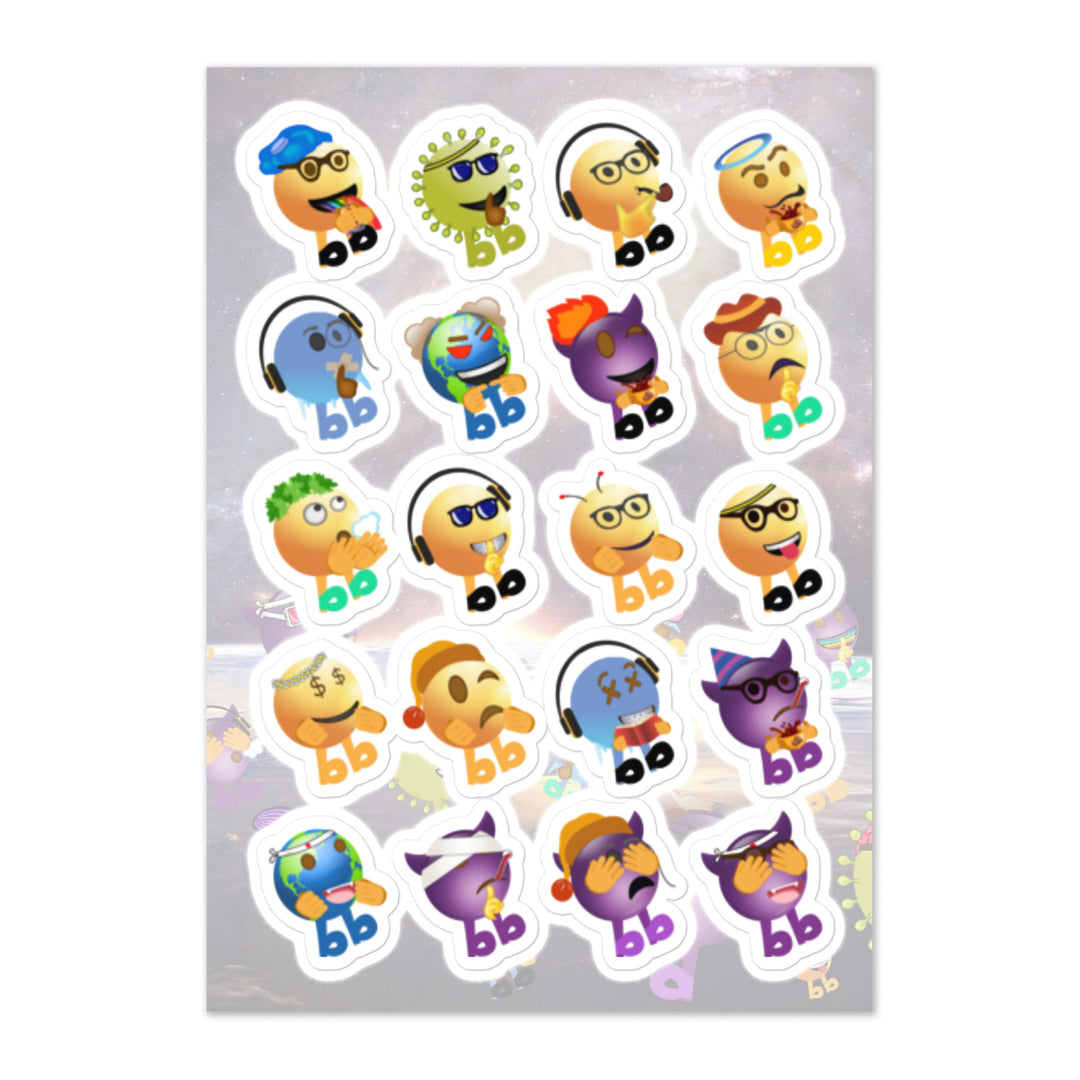 Megabb Buddy Stickers - Emojibb