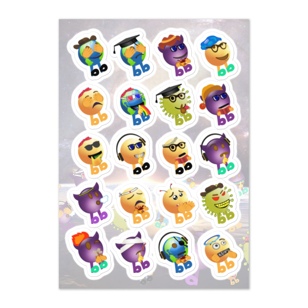 Megabb Buddy Stickers - Emojibb