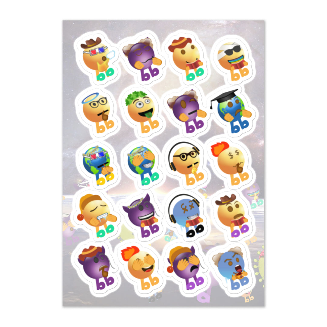 Megabb Buddy Stickers - Emojibb