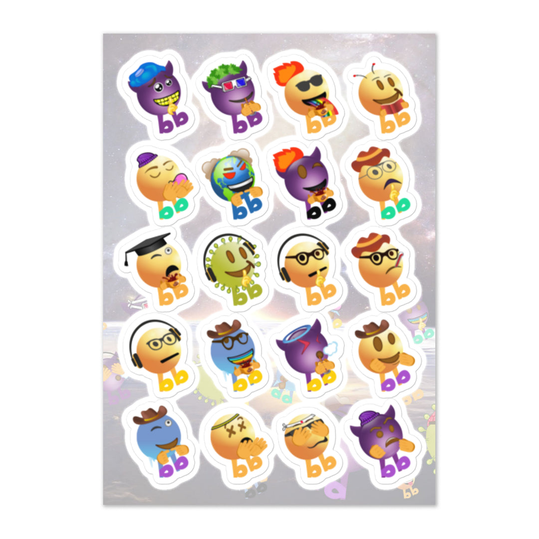 Megabb Buddy Stickers - Emojibb